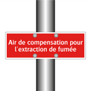 Air de compensation pour l'extraction de fumée