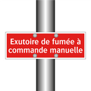 Exutoire de fumée à commande manuelle