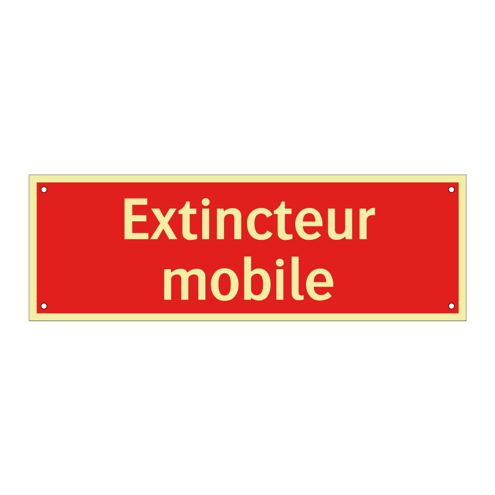 Extincteur mobile