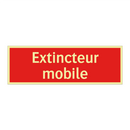 Extincteur mobile