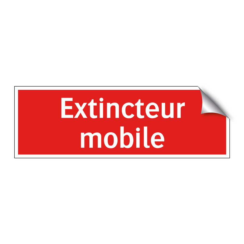 Extincteur mobile