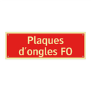 Plaques d'ongles FO
