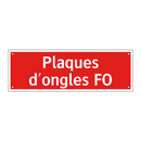 Plaques d'ongles FO