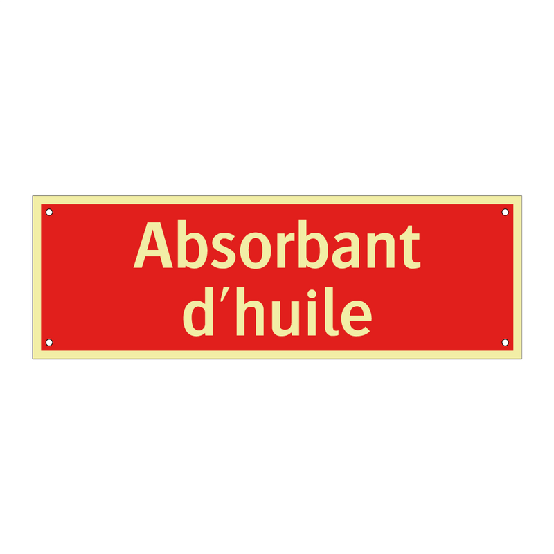 Absorbant d'huile