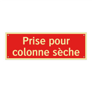 Prise pour colonne sèche
