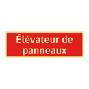 Élévateur de panneaux