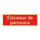 Élévateur de panneaux
