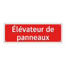 Élévateur de panneaux