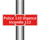 Police 110 Urgence Incendie 112