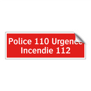 Police 110 Urgence Incendie 112