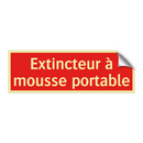 Extincteur à mousse portable