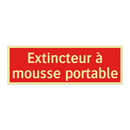 Extincteur à mousse portable