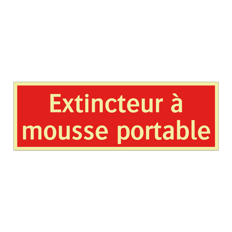 Extincteur à mousse portable