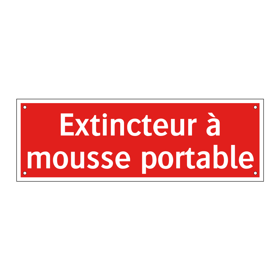 Extincteur à mousse portable