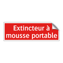 Extincteur à mousse portable