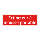 Extincteur à mousse portable