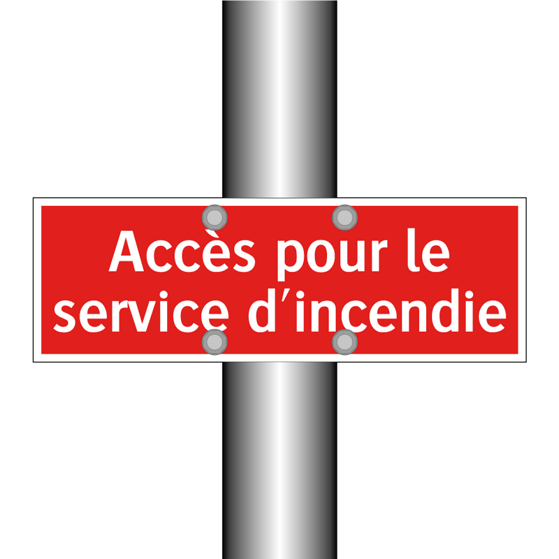 Accès pour le service d'incendie