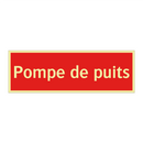 Pompe de puits