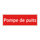 Pompe de puits