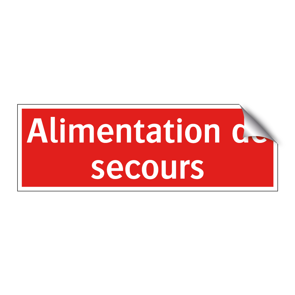 Alimentation de secours