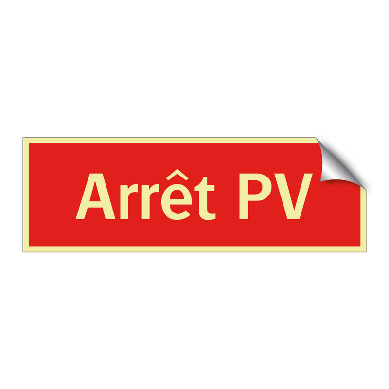 Arrêt PV