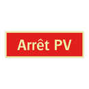 Arrêt PV