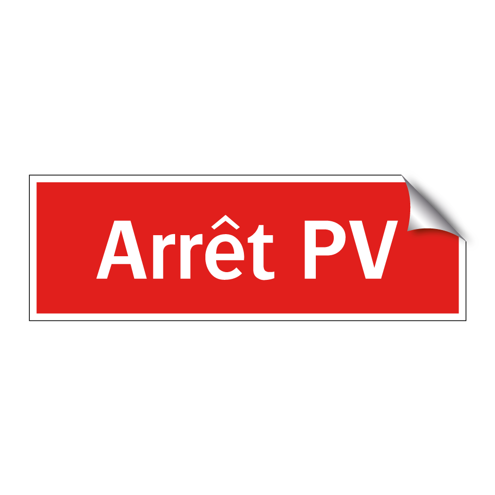 Arrêt PV