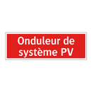 Onduleur de système PV