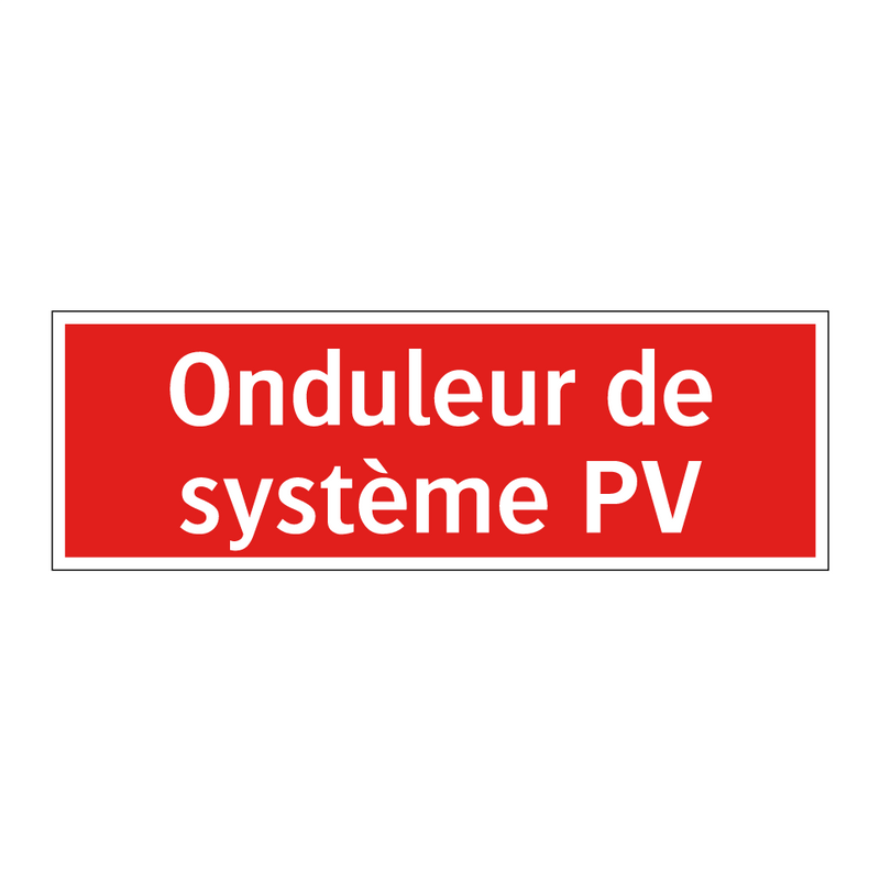 Onduleur de système PV