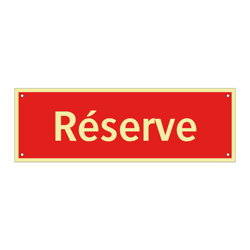 Réserve