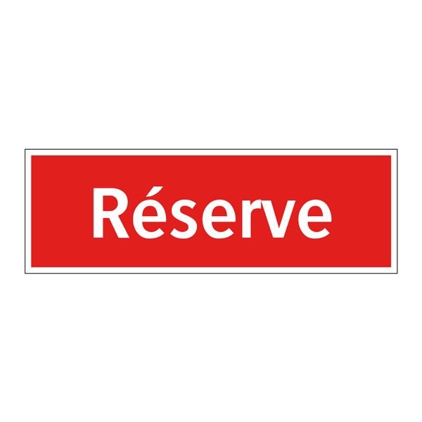 Réserve