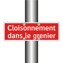 Cloisonnement dans le grenier