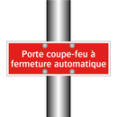 Porte coupe-feu à fermeture automatique