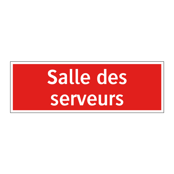 Salle des serveurs