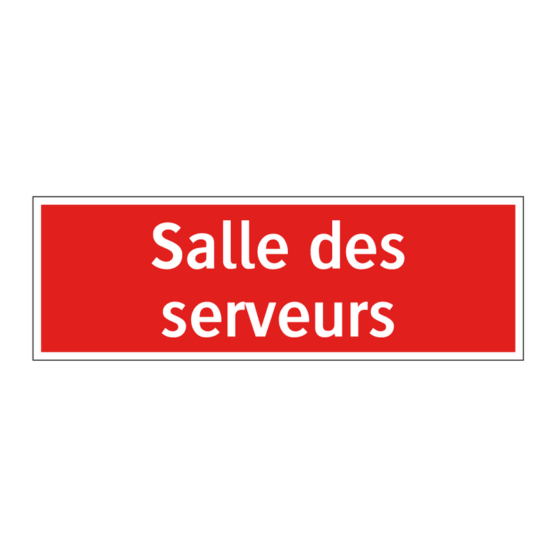 Salle des serveurs