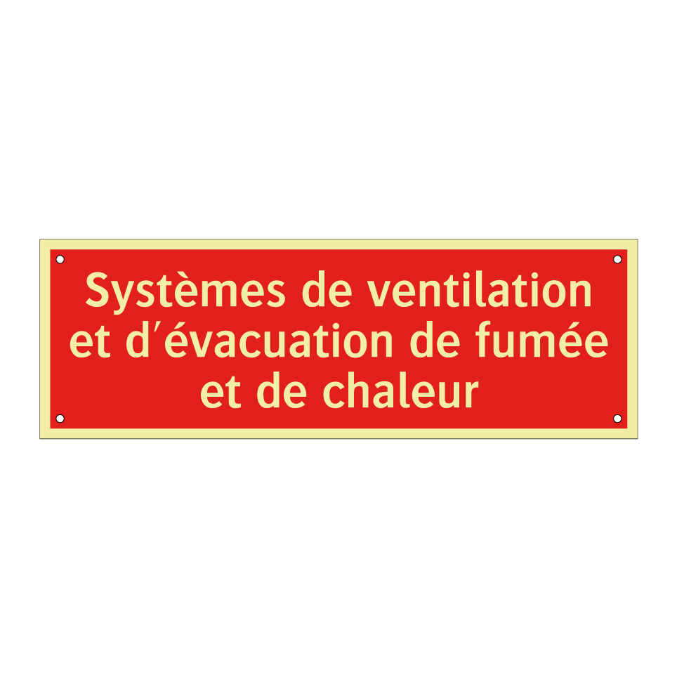 Systèmes de ventilation et d'évacuation de fumée et de chaleur