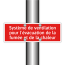 Système de ventilation pour l'évacuation de la fumée et de la chaleur