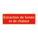 Extraction de fumée et de chaleur