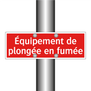 Équipement de plongée en fumée
