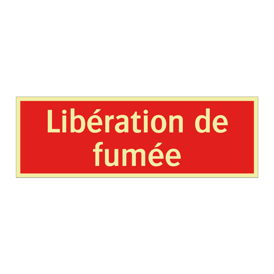 Libération de fumée