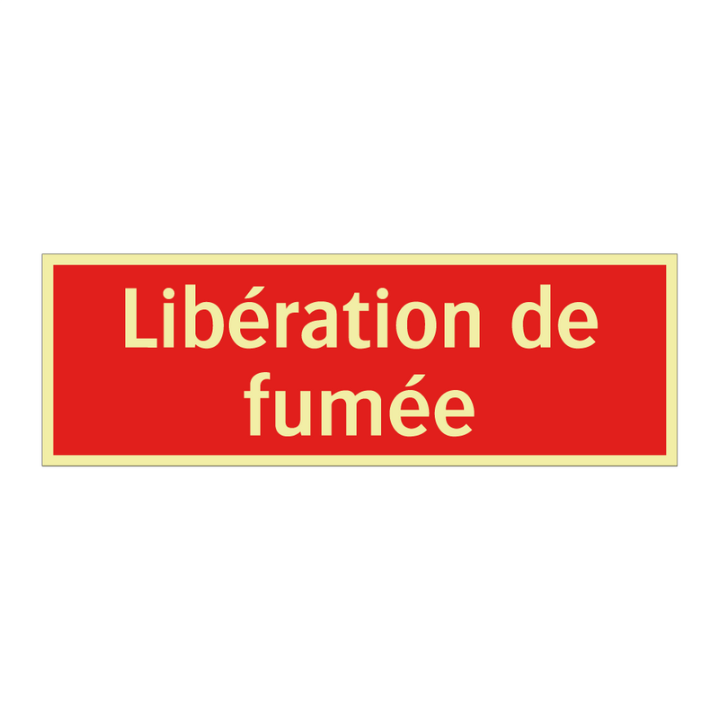 Libération de fumée