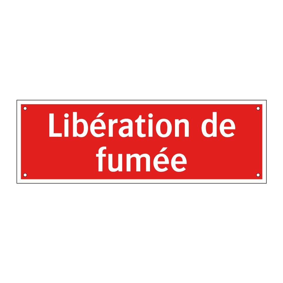 Libération de fumée