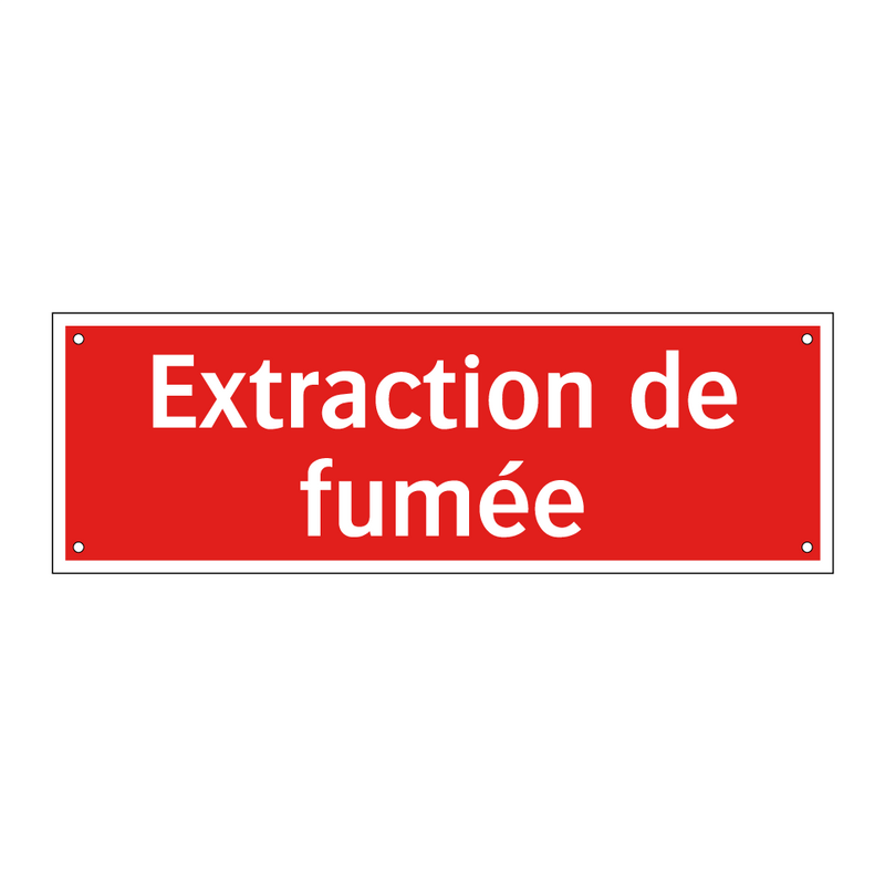 Extraction de fumée