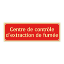 Centre de contrôle d'extraction de fumée
