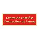 Centre de contrôle d'extraction de fumée