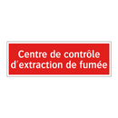 Centre de contrôle d'extraction de fumée