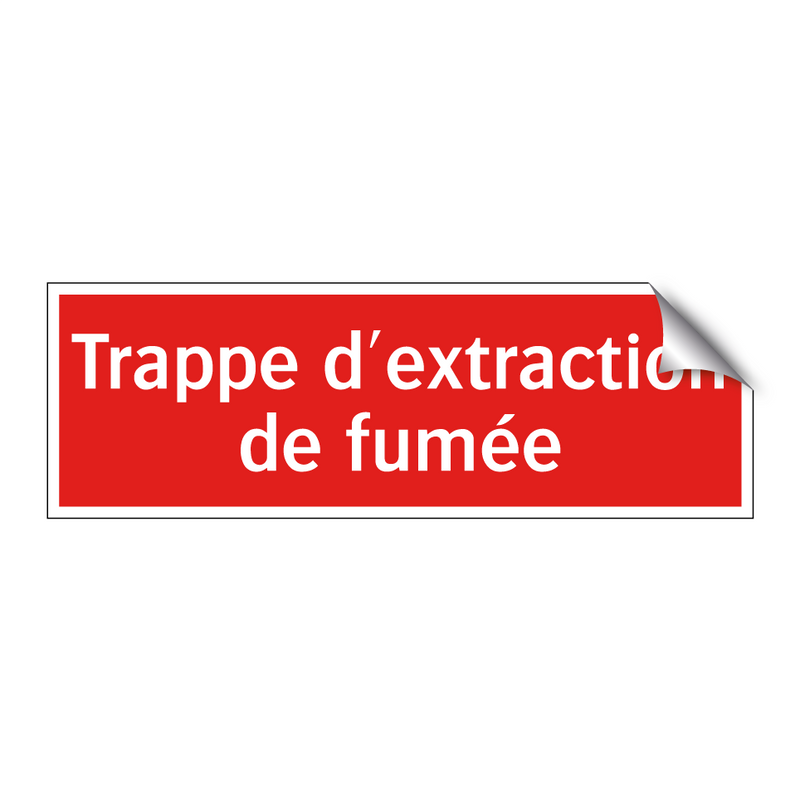 Trappe d'extraction de fumée