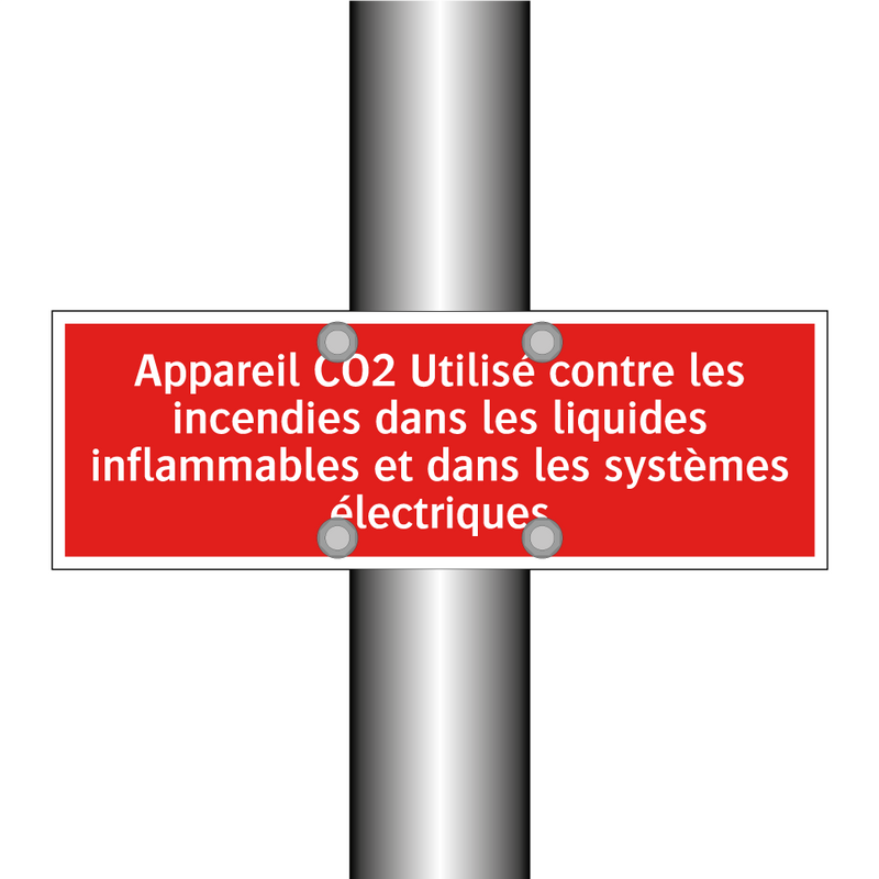 Appareil CO2 Utilisé contre les incendies dans les liquides inflammables et dans les systèmes électriques