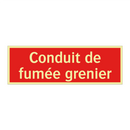 Conduit de fumée grenier