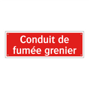 Conduit de fumée grenier